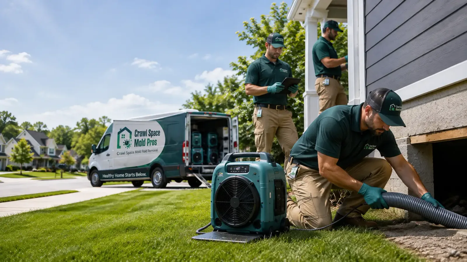 Crawl Space Mold Removal in Warren, RI